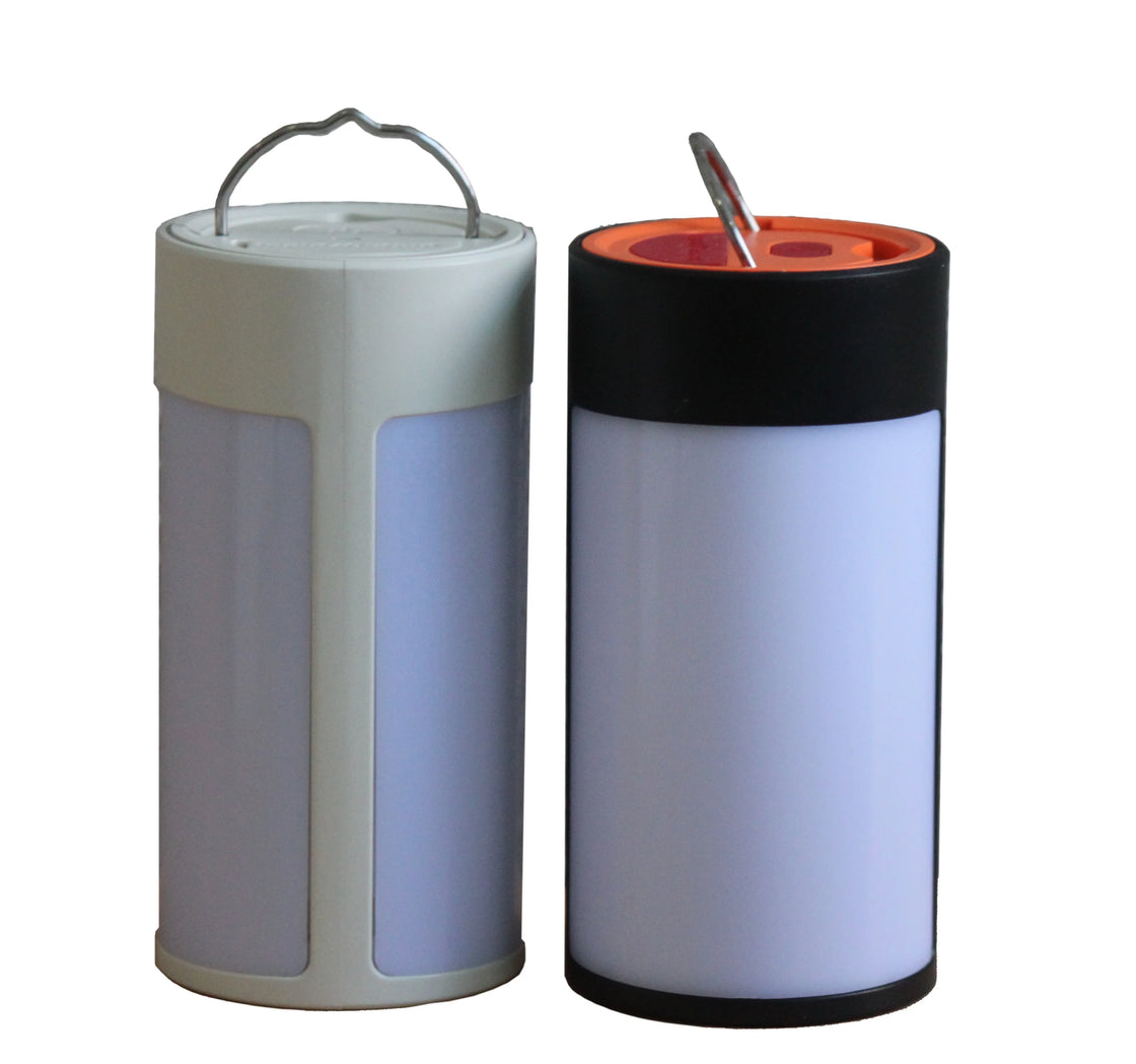 62 LED Rechargeable Camping Lantern, 6W, 400lm, Black/White, ABS Material, 10000 Hours Working Time