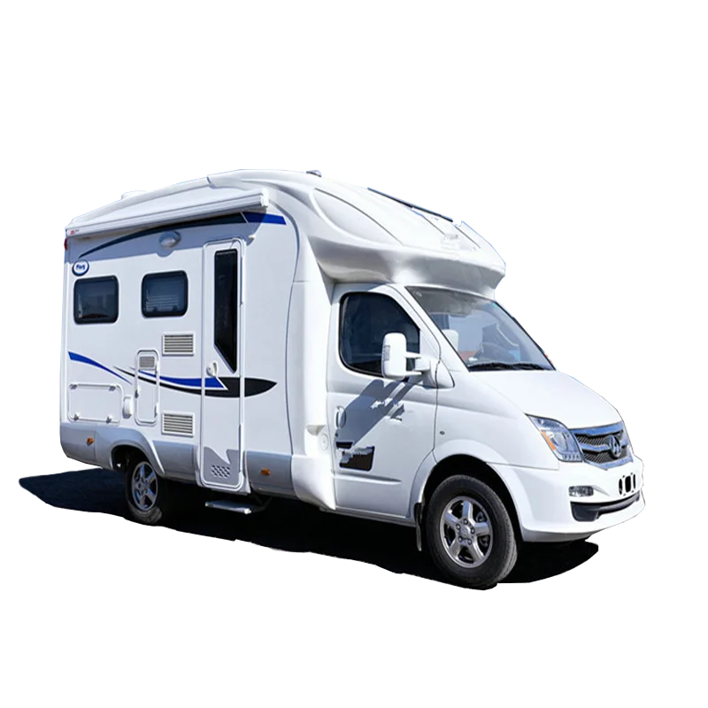 Bullex New Design Premium Caravan Portable Traveler Bundle FRP Motorhome Body White for Truck Models