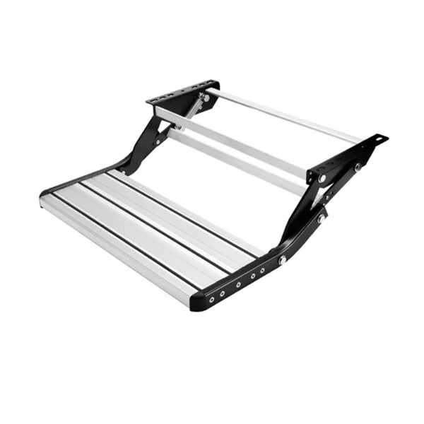 VTX-0824485 2022 Homeon Wheels Safety RV Steps Adjustable Height Folding Platform Step/Stool Alloy, Aluminum Alloy, Steel Foldable