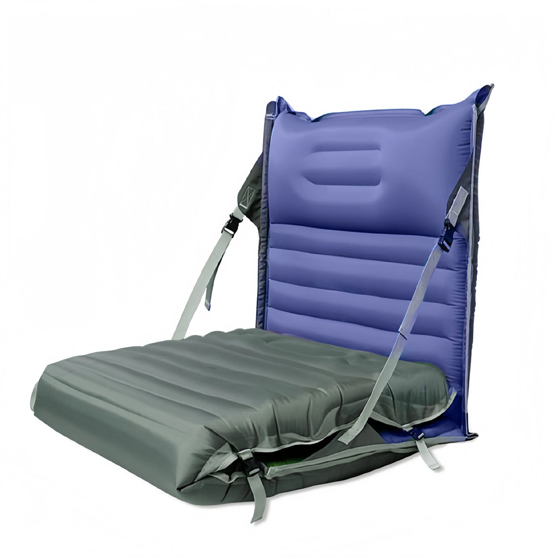 2 in 1 Camping Sleeping Pad Convertible Sofa Air Mattress Multi-Functional Lounge for Outdoor Use