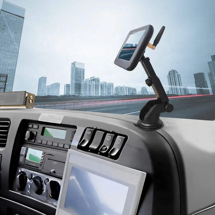 Universal Magnetic Solar Backup Camera with 5-Inch Wireless Monitor and Night View Function