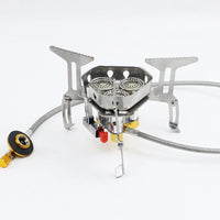 Portable Mini Outdoor Camping Gas Stove Stainless Steel Fold
