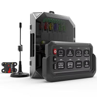 VTX-8301349 8-key Wireless Group Eight-way Touch Control Switch Panel RV Car Yacht Modification RGB Home Decor Gifting Patio