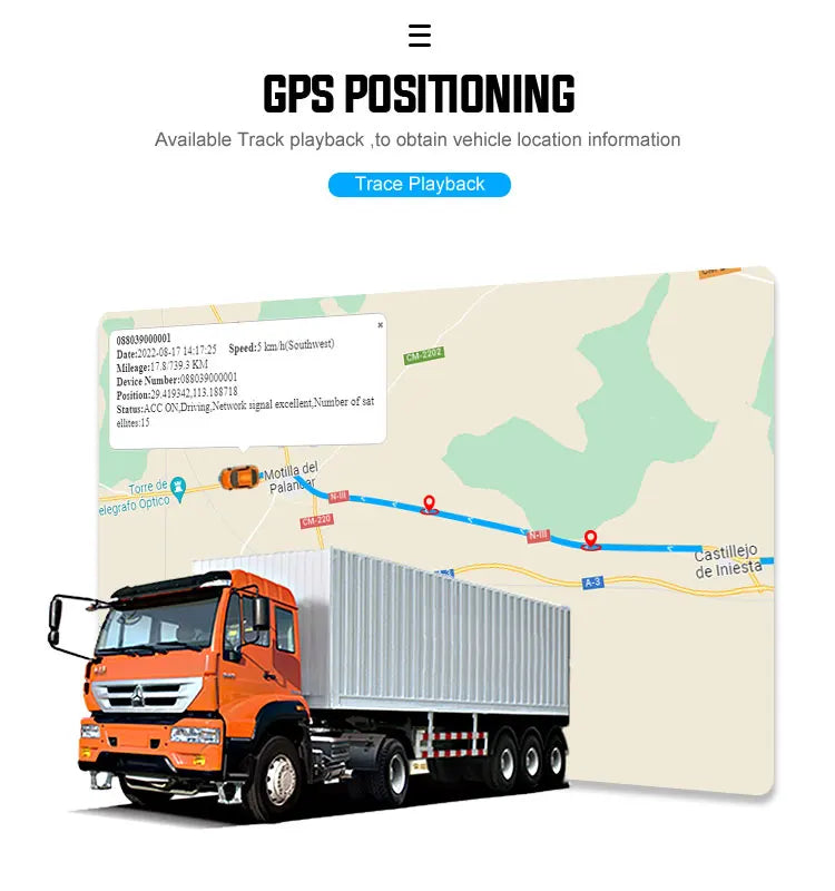 Multifunctional 4-Channel HD Video Recorder with GPS and WiFi for Truck Fleet Management