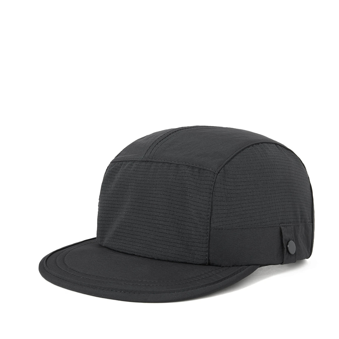 Unisex Five-Panel Mesh Snapback Baseball Cap for Outdoor Sports and Camping