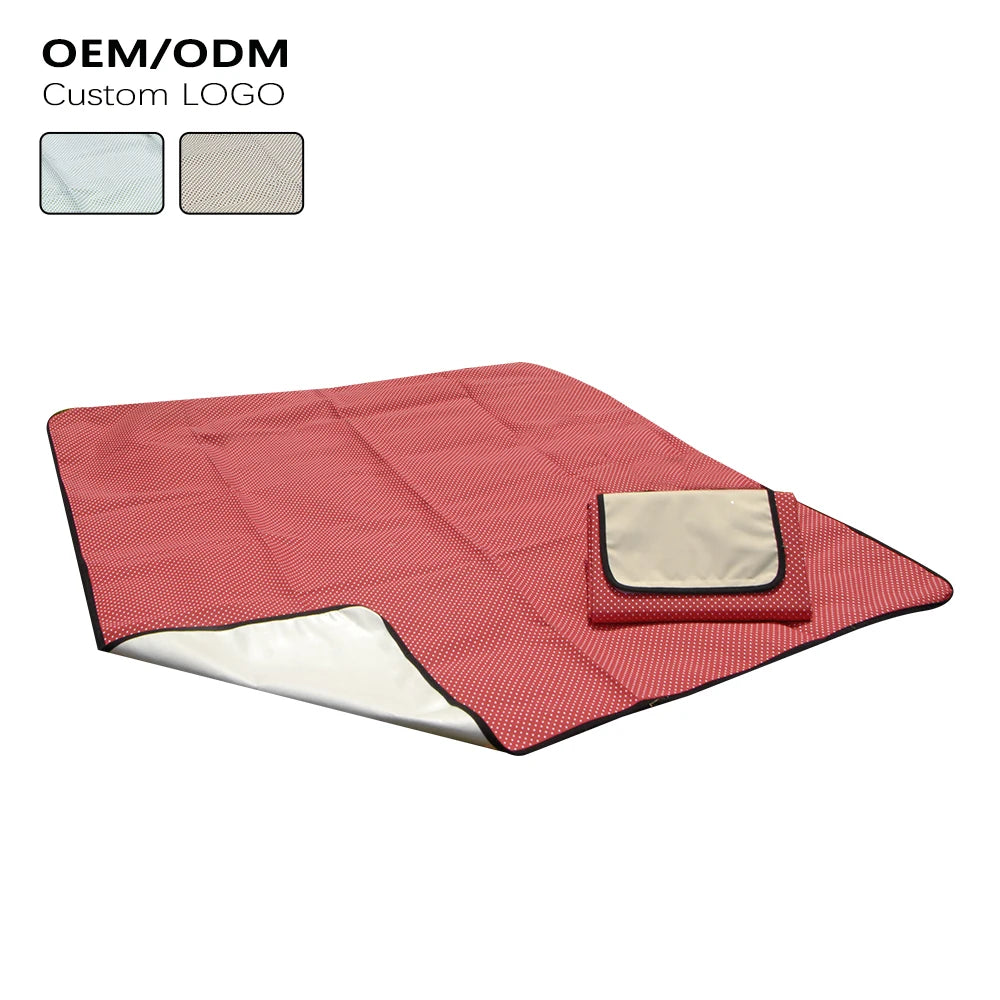 Waterproof Fluffy Cushioned Picnic Blanket Mat