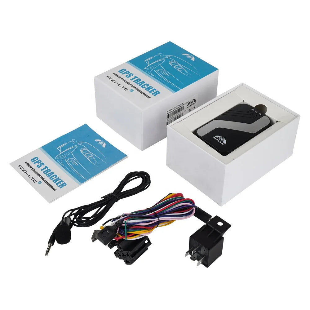 4G LTE Real-Time GPS Tracker for Vehicles with Audio Monitor, Geo-Fence, and Anti-Theft Alarm