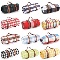 Oversized 2x2m Family Picnic Blanket: Waterproof Oxford Mat