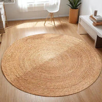 Hand-woven Sedge Solid Color American Country Style Circular