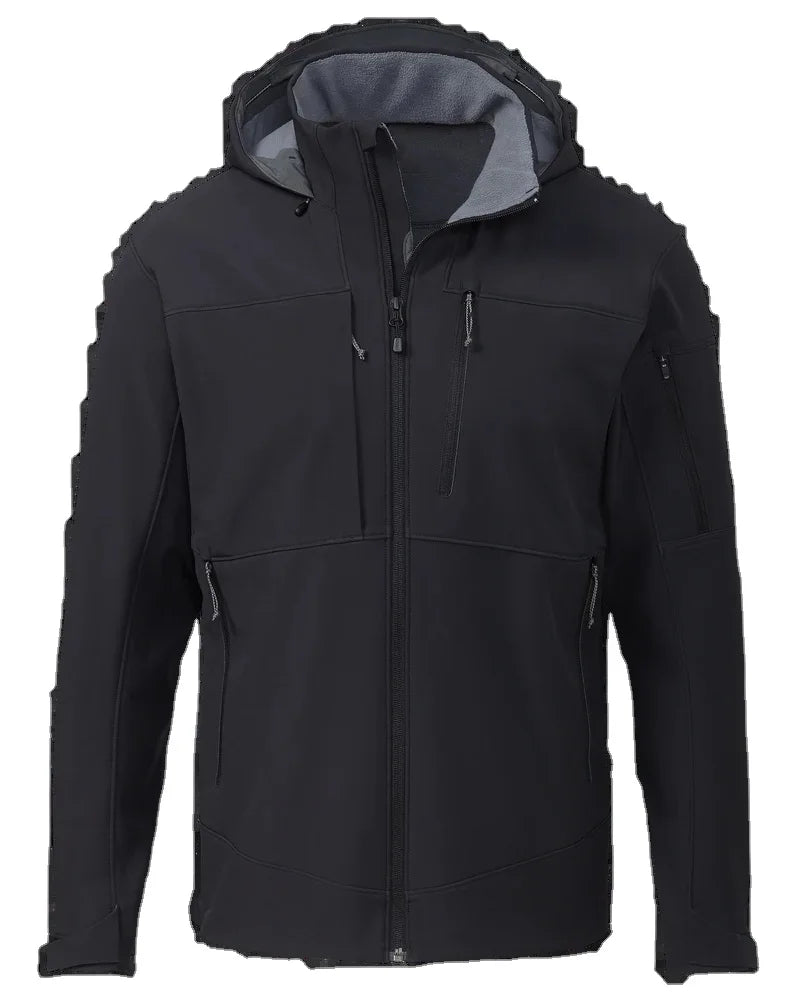 Men's Lightweight Camouflage Softshell Wind-Resistant Breathable Hunting Jacket