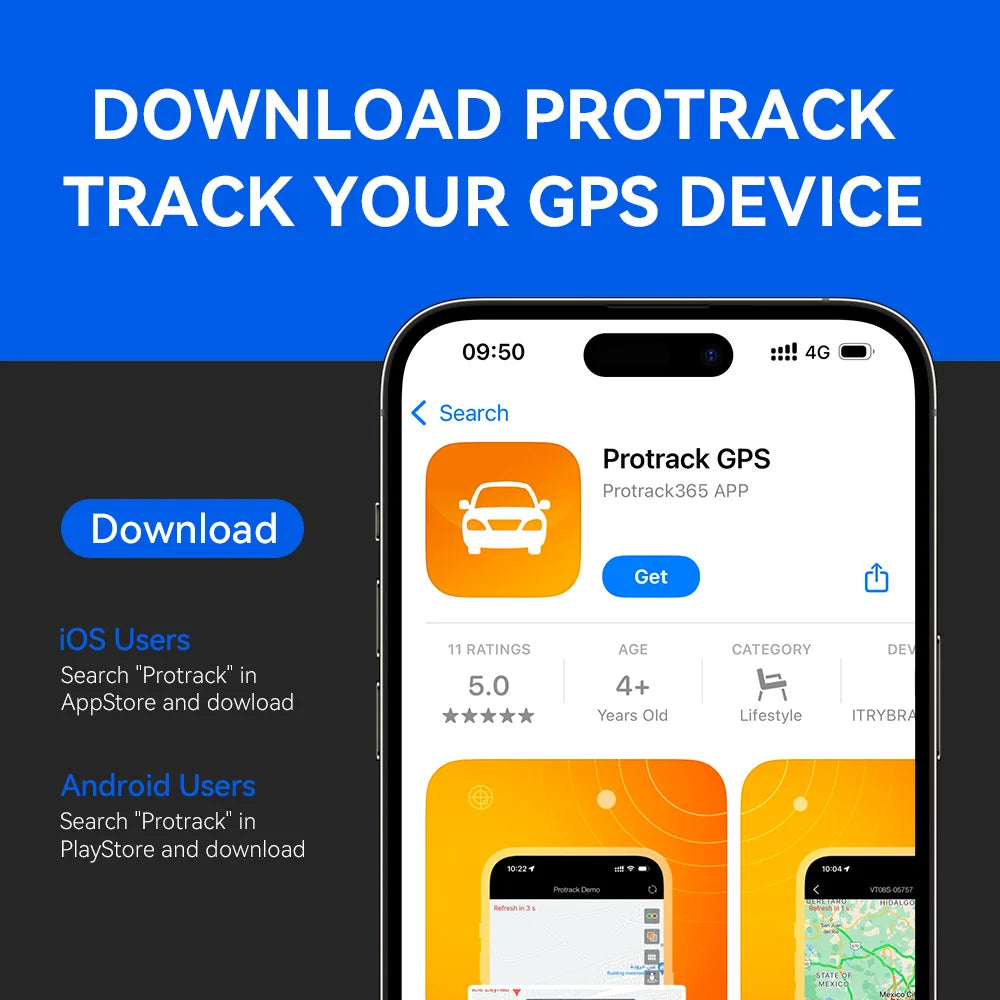 GPS Tracker with Real-Time Location, Engine Cut-Off, Voice Monitoring, and Geofencing for Vehicles and Motorcycles