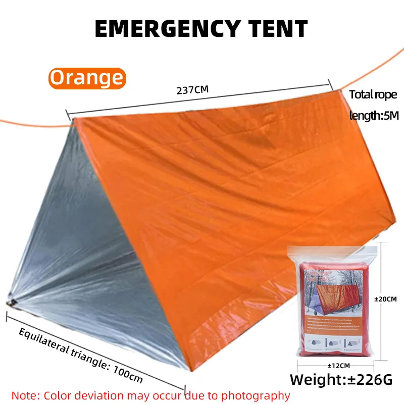 Outdoor Cold-Proof Moisture-Resistant Camping Tent for 1-2 Persons, Model GO-ET01, Nylon Fabric, Four-Season Use