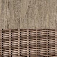 VTX-3183781 NUSA Modern Design Fields Cane Chair Teak Rattan Lounge Outdoor Fabric Cushion Living Room Home Furniture Armchair