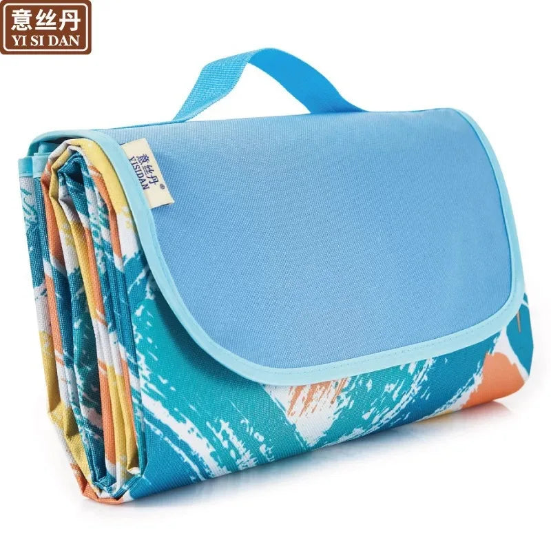 Portable Moisture-Proof Outdoor Picnic and Camping Mat, Rectangle Shape, Spring/Summer Use