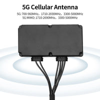 VTX-8432421 Outdoor Waterproof Marine RV car Combination aerial 6in1 combo antennas long distance wifi 5G Lte GPS Screw antenna