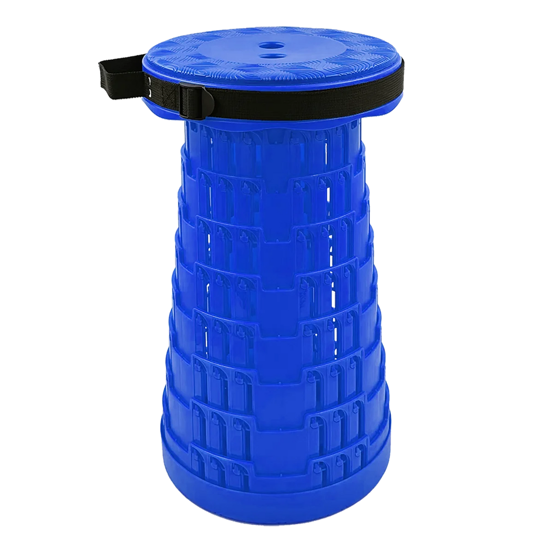 Telescopic Stool with Cushion, 660lb Capacity, Lightweight and Foldable for Outdoor and Indoor Use