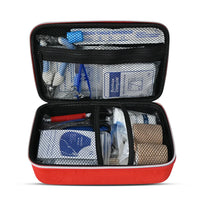 VTX-0660645 Portable Large Capacity Emergency Survival First Aid Kit-RED EVA Waterproof Dog/Cat Pet Care Outdoor Travel & Camping