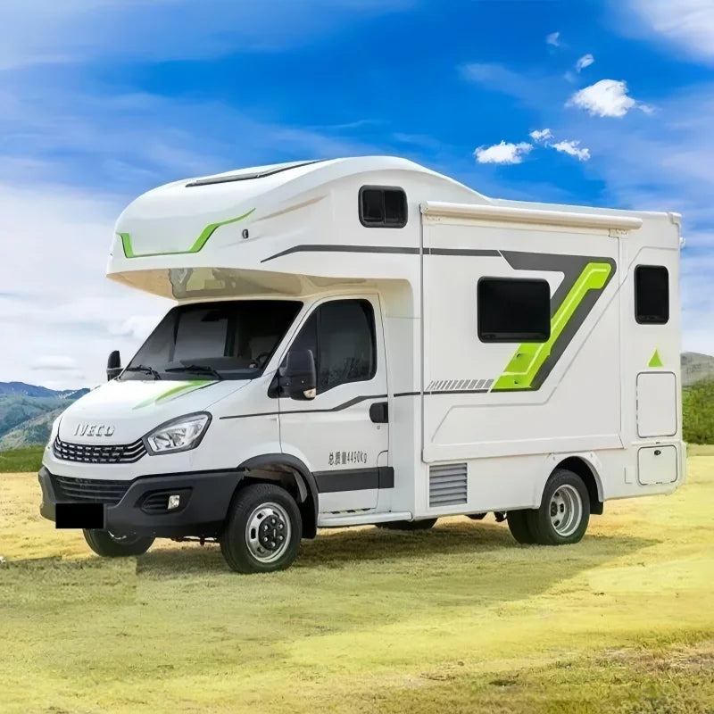 Customizable Luxury Motorhome Camper Truck 4x2 RV Off-Grid Travel Caravan with Full Equipment