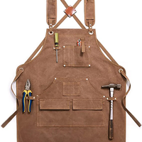 Modern Simple Thick Canvas Apron Custom logo Woodworking Ele