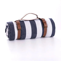 Oversized 2x2m Family Picnic Blanket: Waterproof Oxford Mat