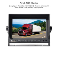 VTX-8039205 PJAUTO AHD 7inch Screen IPS Monitor Backup Camera System Heavy Duty RV Trailer Truck Bus Multi-Functional Home Decor
