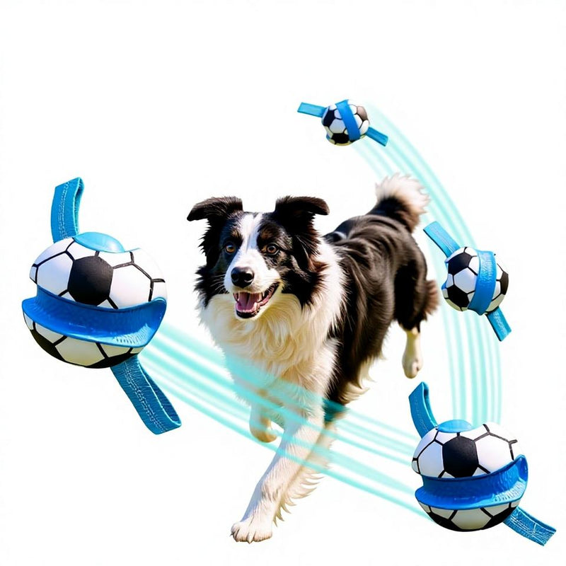 VTX-6465957 ETPU003 Pet Soccer Ball Dog Toy Outdoor Interactive Rope-Attached High-Bounce Training Standard Home Decor Gifting