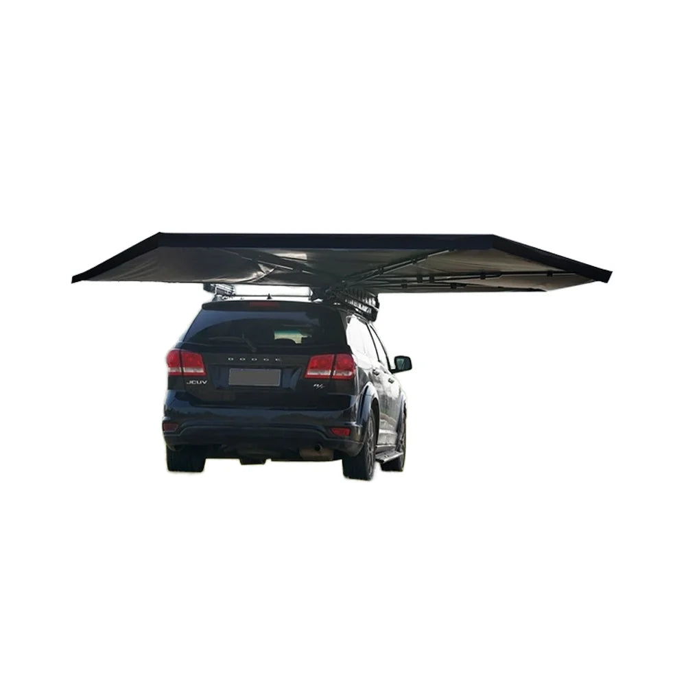 270 Degree Car Side Awning Tent Outdoor Camping SUV Sun Rain Shelter Aluminum Alloy
