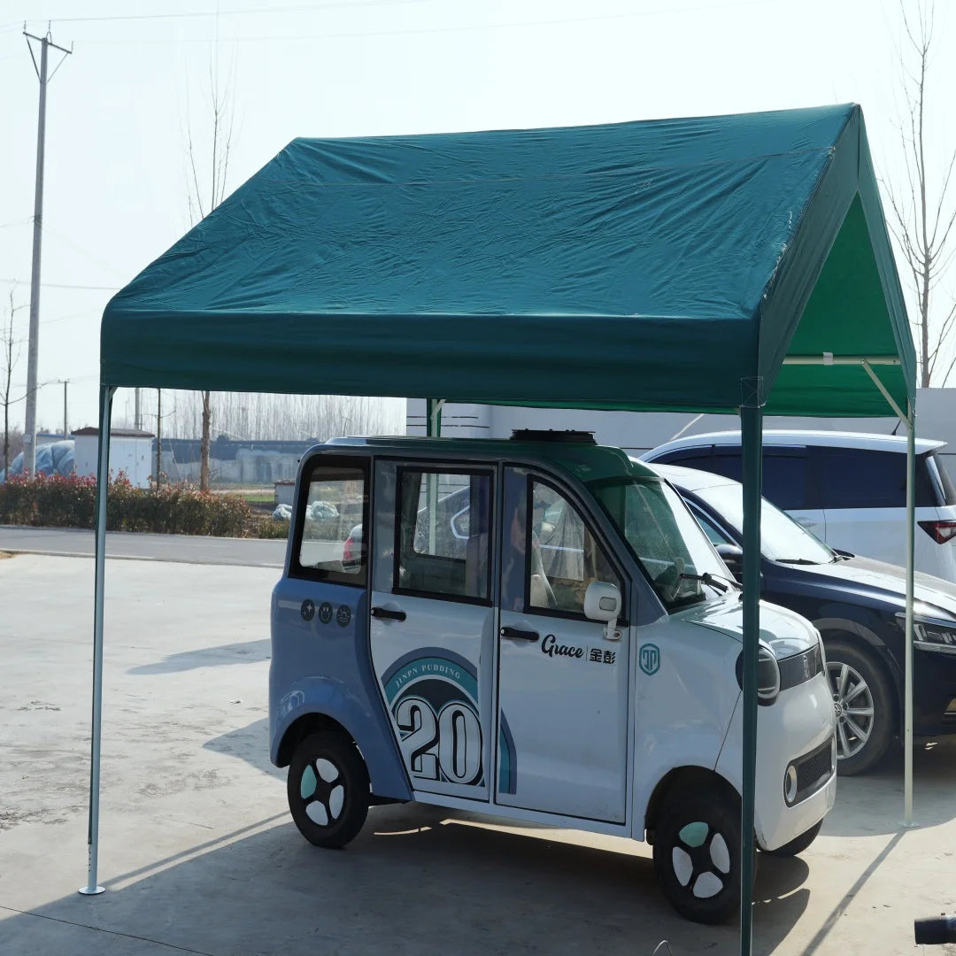 Outdoor Portable Foldable Canopy Tent for Rain and Sun Protection, 2X2m to 3X6m Sizes, Oxford Fabric, Iron Frame