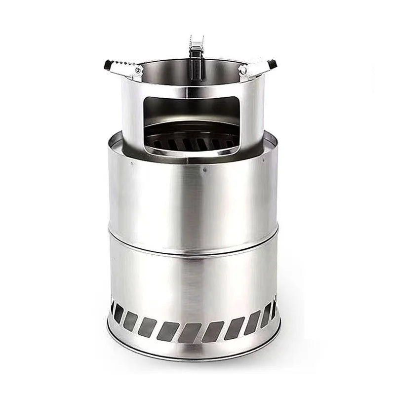 VTX-1366053 Camping Preferred Stove Outdoor Portable Bonfire Foldable Multifuel Smokeless Heater Stable BBQ Grill Detachable Fire