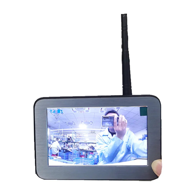 Universal Magnetic Solar Backup Camera with 5-Inch Wireless Monitor and Night View Function