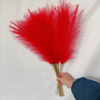 55CM Fluffy Pampas Grass Simulation Reed Hair Simulation Wed
