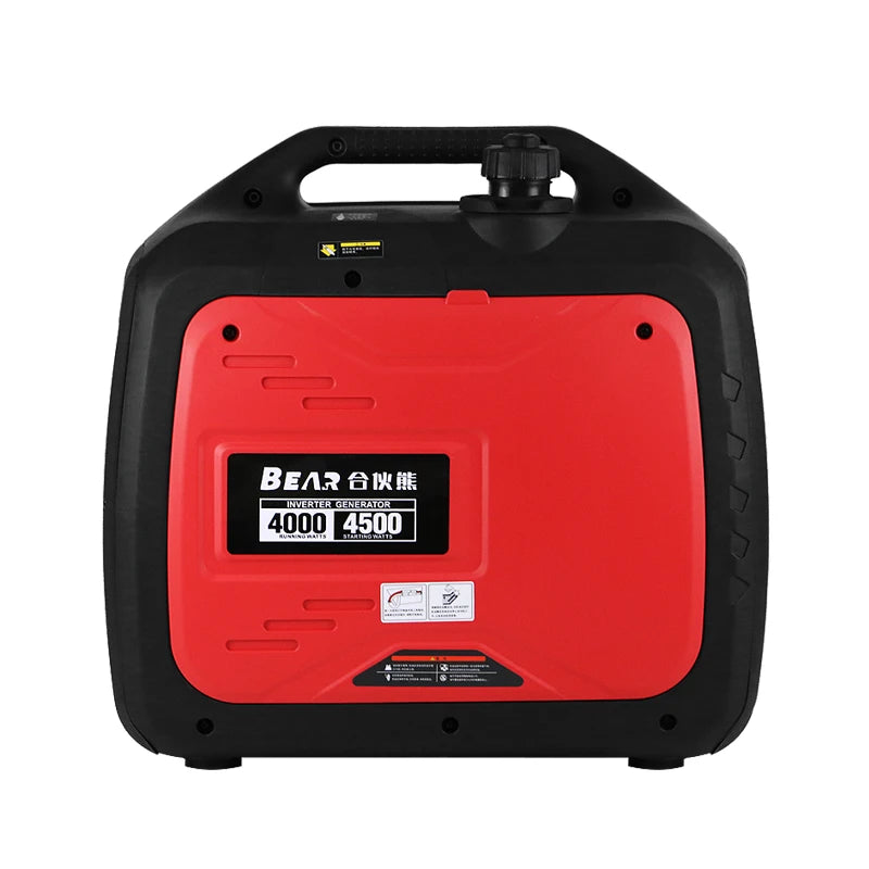 Super Quiet 4500 Watts Portable Inverter Generator 4.5kW Gasoline Power Station for RV and Emergency Use
