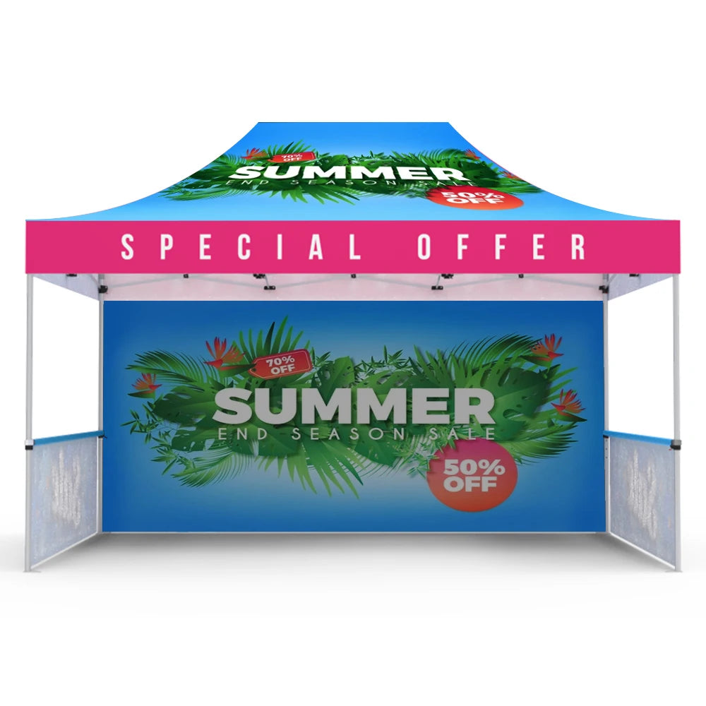 10x10ft Folding Tent Marquee Aluminum Canopy Structure for Outdoor Display