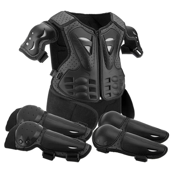 VTX-2840613 Breathable Motorcycle Motorbike Motocross Riding Body Armor Pads Protector Vest Knee Elbow Children Home Decor Gifting