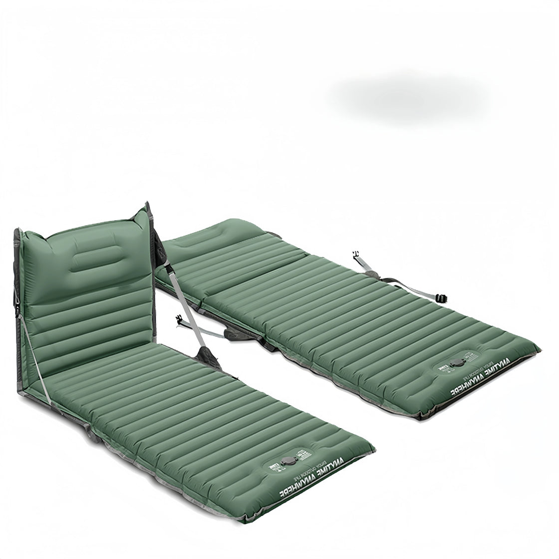 2 in 1 Camping Sleeping Pad Convertible Sofa Air Mattress Multi-Functional Lounge for Outdoor Use
