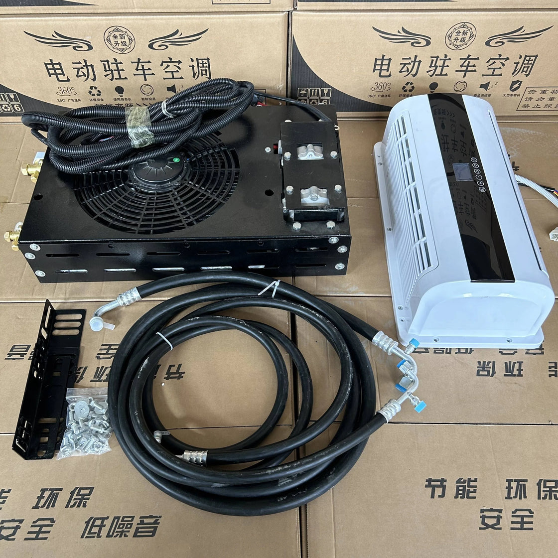 12V 24V Automotive Air Conditioning Parking Cooler for Trucks and RVs