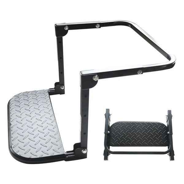 VTX-0955557 Folding Heavy Duty Tire Step Truck SUV RV Adjustable Mounted Fit Most 10.2"to 14.4'' Rated up to 3 Home Decor Gifting
