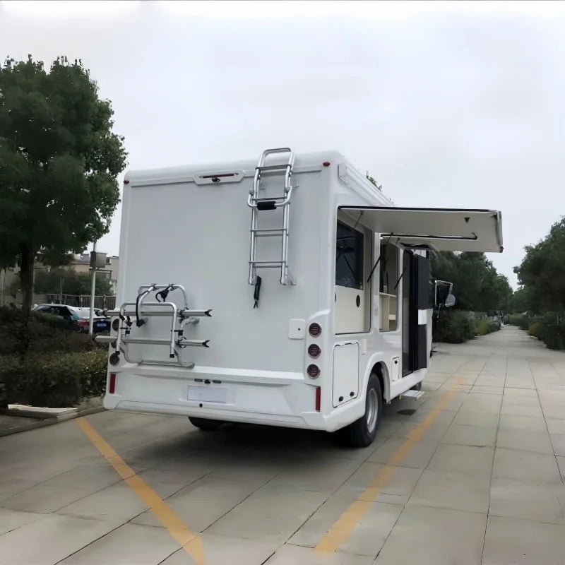 Customizable Luxury Motorhome Truck Camper with Air Conditioner, Heater, and Water Heater