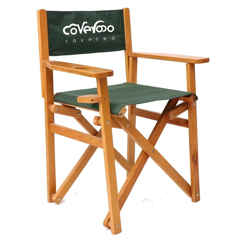Teak Wood Folding Garden Chair with Natural Finish for Outdoor Use