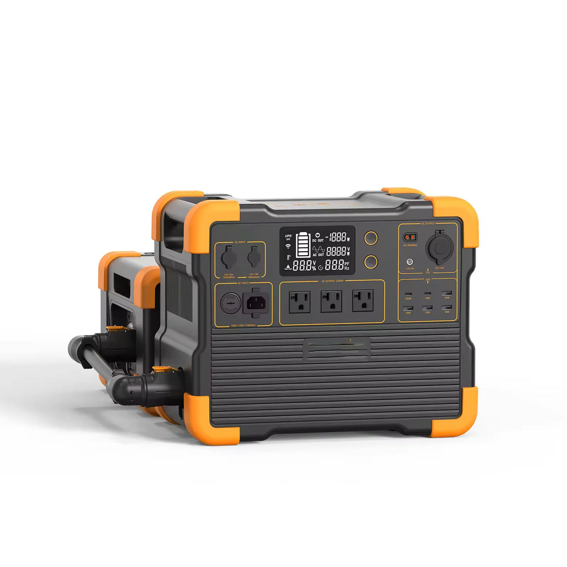 Portable Power Station E1500LFP with Extended Battery for Outdoor RV Camping and Solar Panel Use