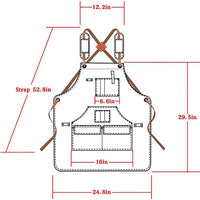 Modern Simple Thick Canvas Apron Custom logo Woodworking Ele