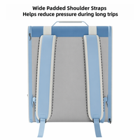 VTX-4598181 Breathable Oxford Zipper Pet Carrier Backpack Large Capacity Portable Outdoor Travel Cats Small Dogs Home Decor