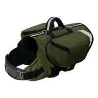 VTX-6091813 Outdoor Dog Backpack Harness Reflective Dogs Pack Hound Travel Camping Hiking Backpacks Saddle Bag Medium Large