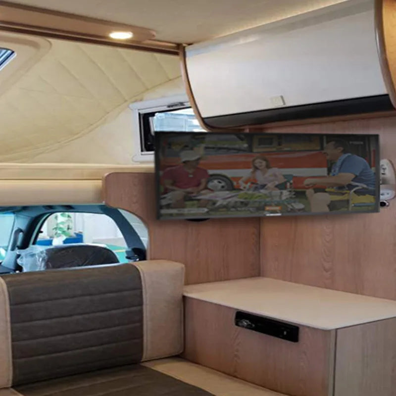 Large Living Space RV Caravan Motorhome, Max Payload 3455kg, Size L6200*W2100*H2850, Indoor Kitchen, White