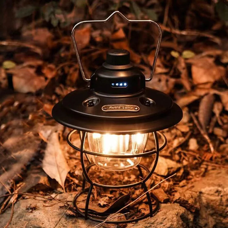 Vintage LED Camping Lantern