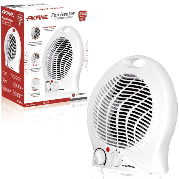 VTX-4363429 AKANE A.82352 2000W Fan Heater Ventilador Calefactor Cold Warm Wind High Speed Hot Overheating Protection Mesh Cover