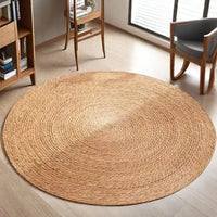 Hand-woven Sedge Solid Color American Country Style Circular