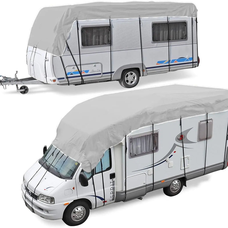 VTX-1348773 Outdoor RV Roof Cover -Designed Dust Sun Protection Car Non-Woven Fabric, PEVA Aluminum Foil Bedroom Living Room Sofa