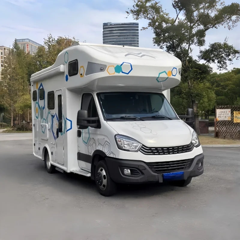 Customizable Luxury Motorhome RV Truck with Spacious Interior for Family Travel and Outdoor Activities