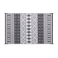 VTX-3806373 9'x12' Indoor/Outdoor Area Rug Waterproof Woven Polypropylene Carpet Camping RV Patio Porch Deck-for Outdoor & Indoor